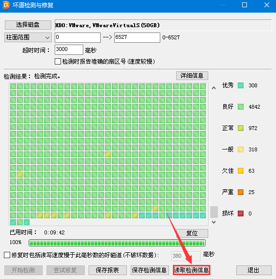 檢測信息